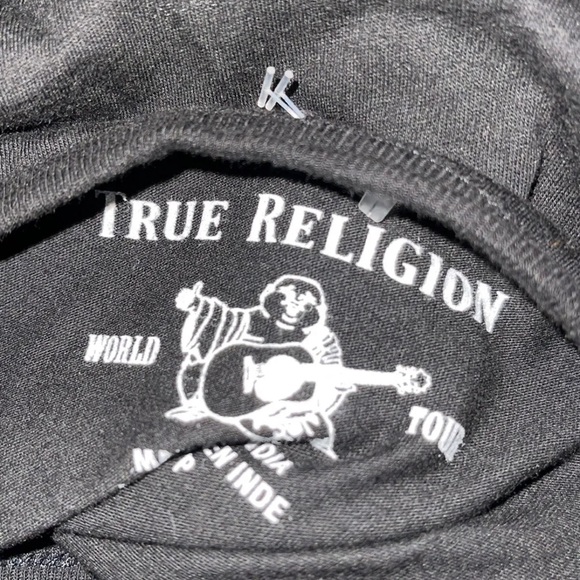 True Religion Size Small Black Crop Top NWT - Picture 3 of 5